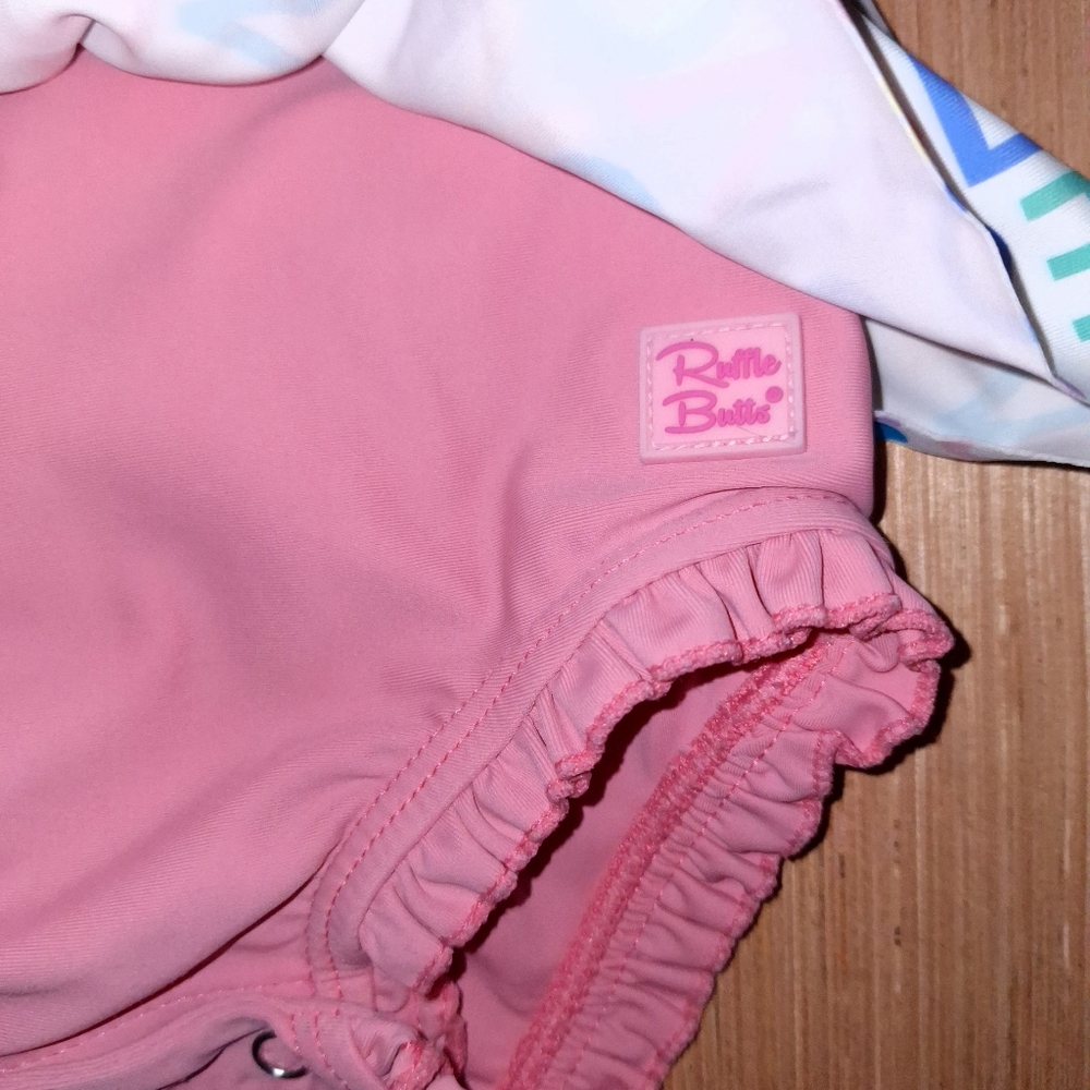 Ruffle Butts 18-24m 1 piece rash guard swimsuit - Picture 9 of 10